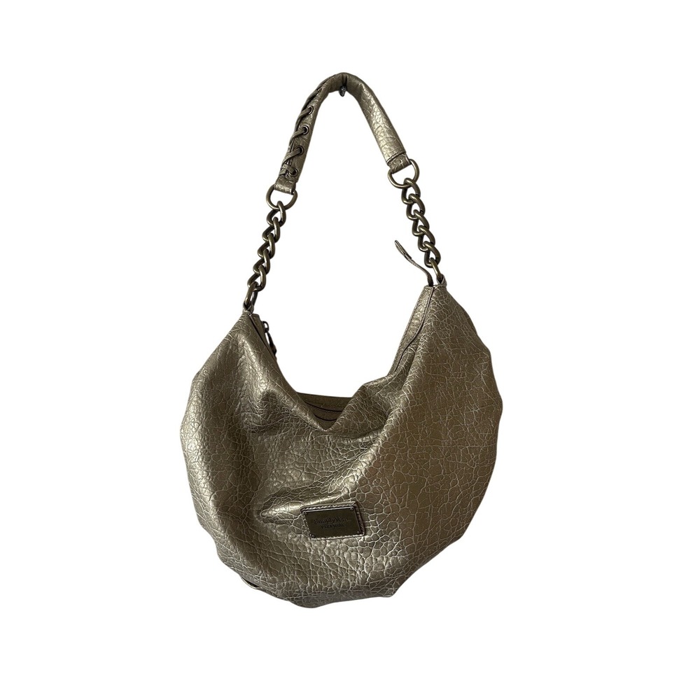 Simply Vera Vera Wang Hobo Slouch Shoulder‎ Purse In Gold
